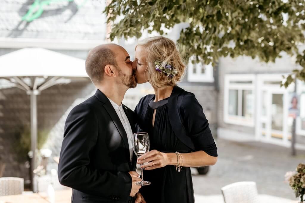 Gäste einer Hochzeit