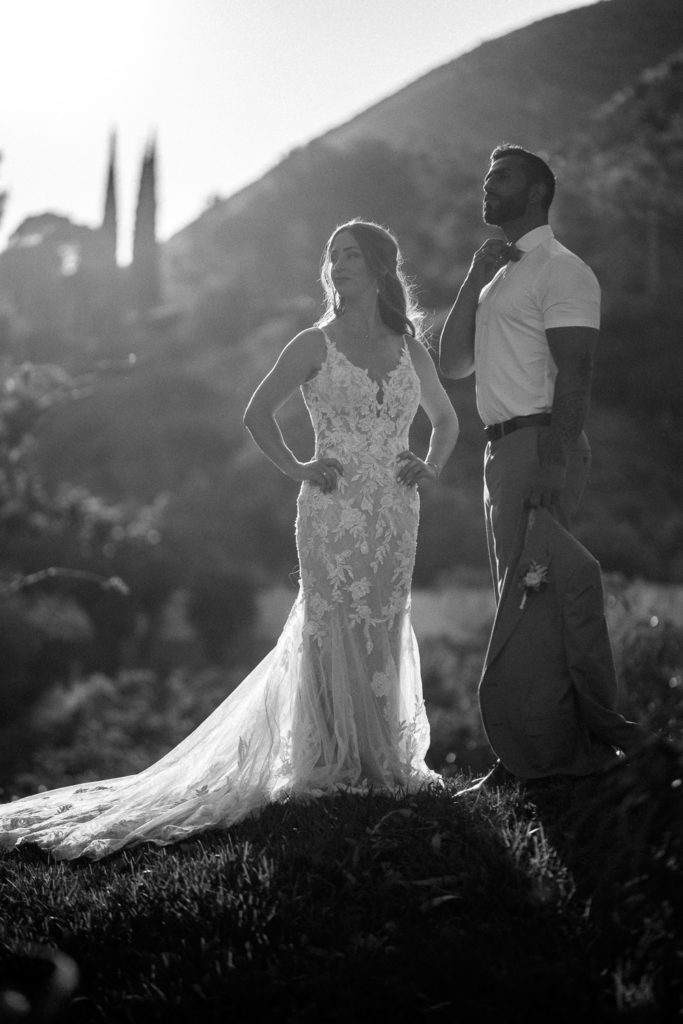 a man and woman posing for a picture